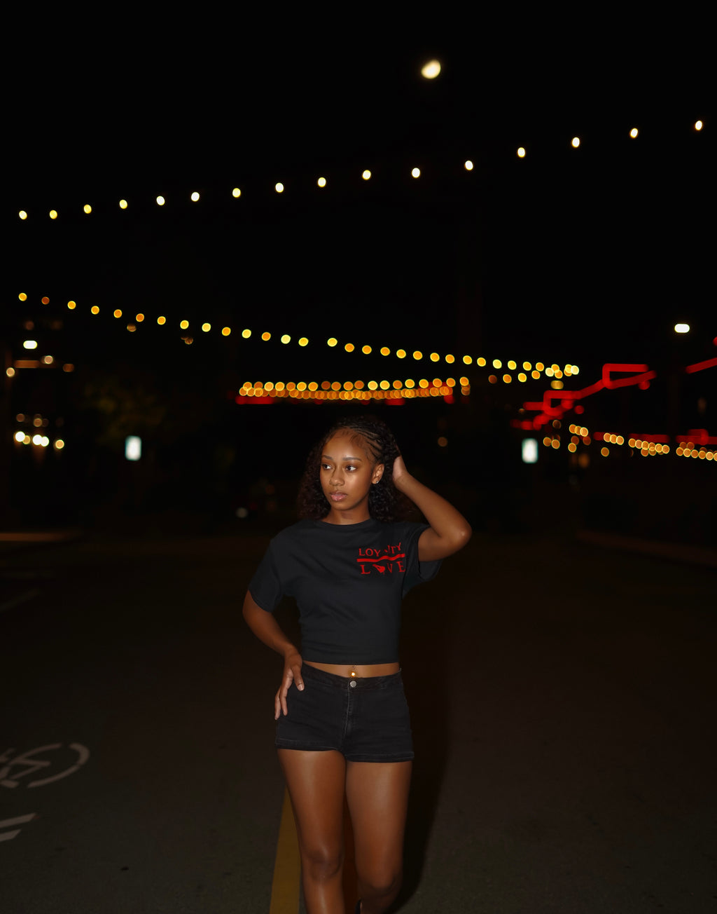 🖤❤️ No Love Lost Tee — Black / Red