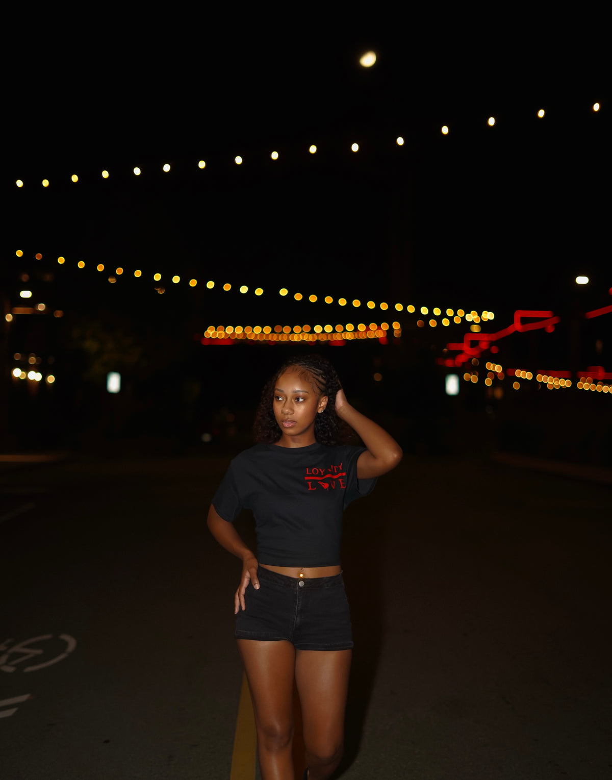 🖤❤️ No Love Lost Tee — Black / Red