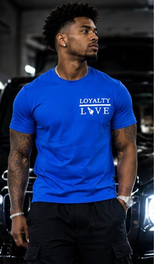 💙🤍 Royal Loyalty Tee — Royal Blue / White