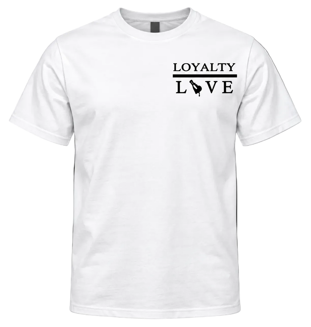 🤍🖤 Cold Heart Tee — White / Black