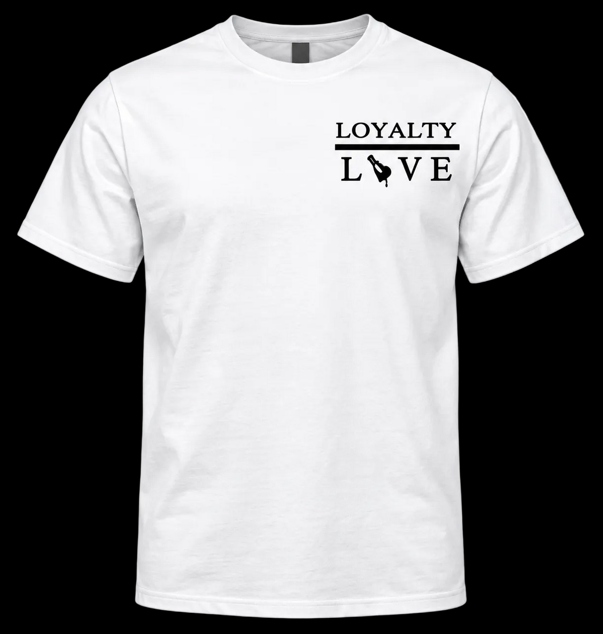 🤍🖤 Cold Heart Tee — White / Black
