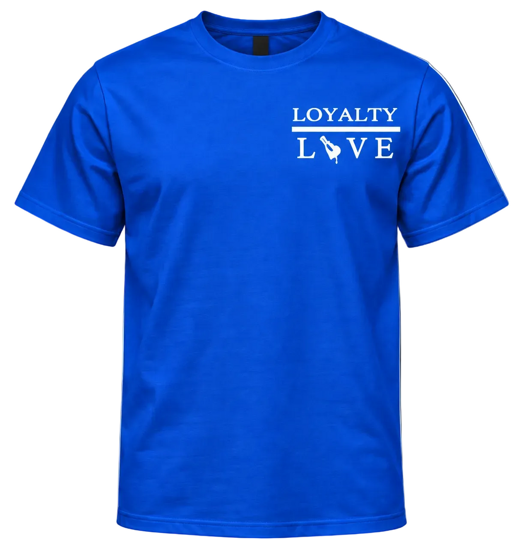 💙🤍 Royal Loyalty Tee — Royal Blue / White