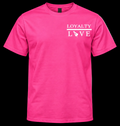 💗🤍 Pretty but Heartless Tee — Pink / White