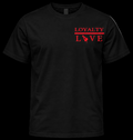 🖤❤️ No Love Lost Tee — Black / Red