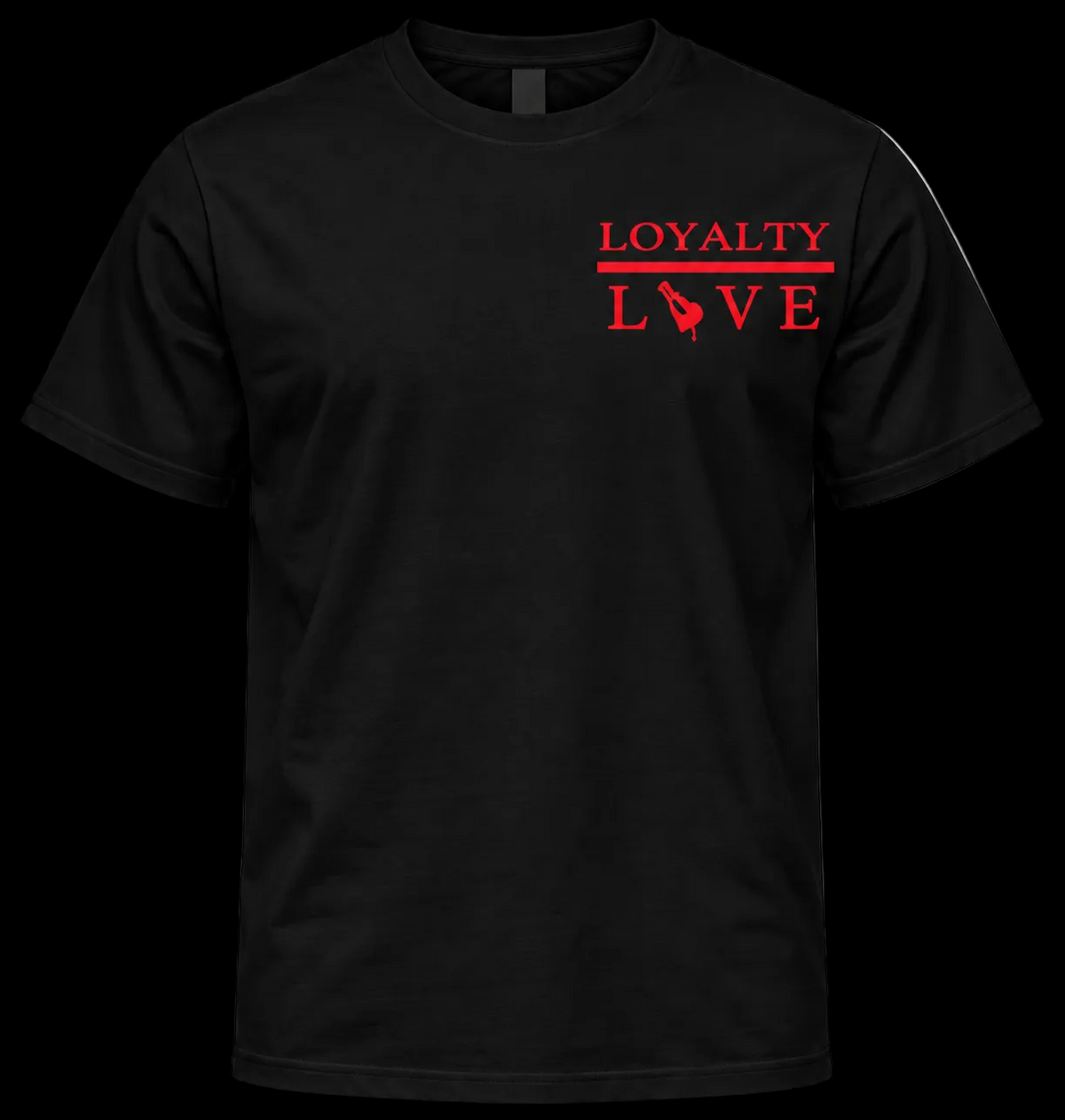 🖤❤️ No Love Lost Tee — Black / Red